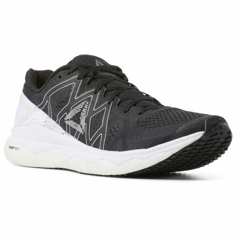 Reebok Floatride Run Fast Bežecké Tenisky Panske - Čierne/Biele/Strieborne OM3104ND